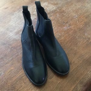 ASOS Black Leather Chelsea Boots
